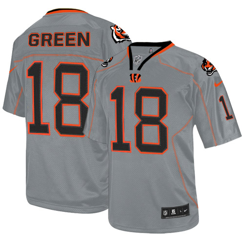 Youth Limited A.J. Green Nike Jersey Lights Out Grey - #18 NFL Cincinnati Bengals